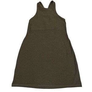 BEYOND YOGA Spacedye Under Lock And Key Dress Olive Green Racerback Active Sz M